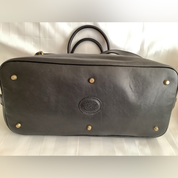 Roots Large Shirley Tote / Satchel / Crossbody / Shoulder Bag in Black Leather - Picture 4 of 15